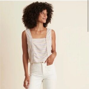 Marine Layer Stella Striped Tank Top